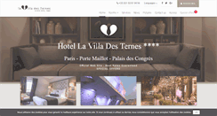 Desktop Screenshot of paris-hotel-ternes.com